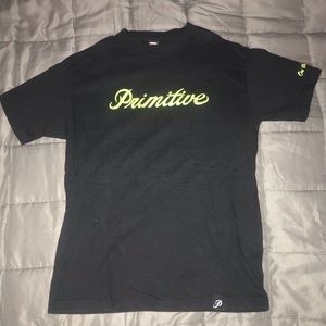 Green text Primitive T-Shirt